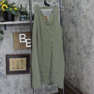 Banana Republic Womens A-Line Dress with Pockets 1678d3775f1c95 Green L